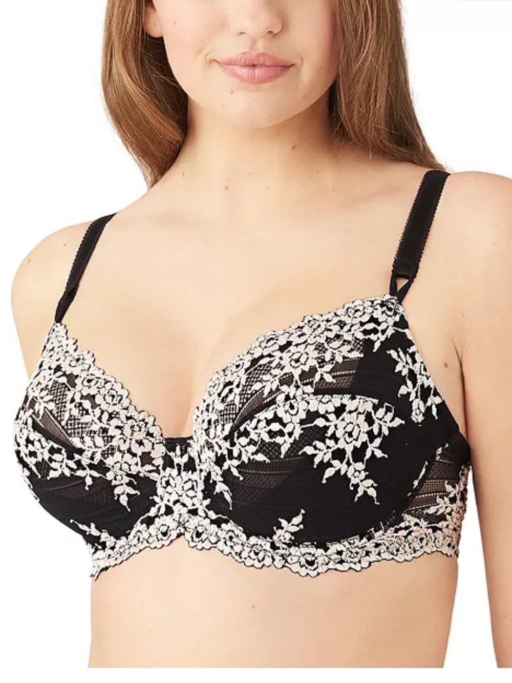 Wacoal 34DDD black & white Bra